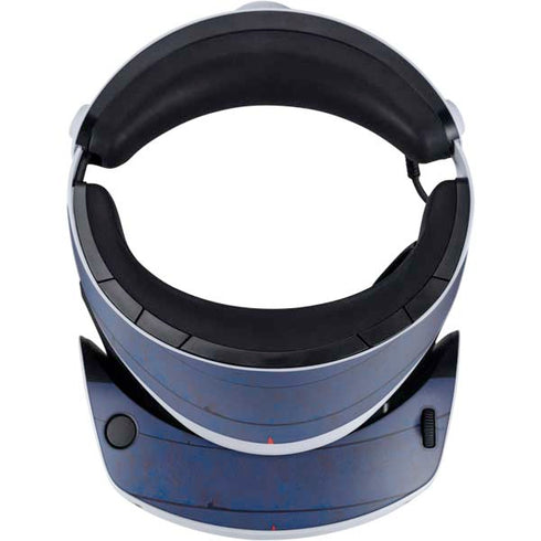 Guam Flag Dark Wood PlayStation VR2 Skin